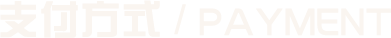 支付方式_PAYMENT